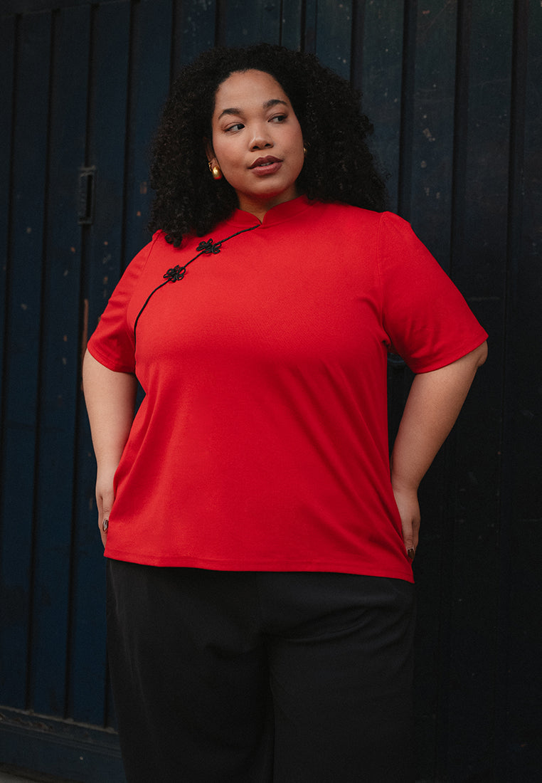 Wangshu CNY Short Sleeve Top – Mis Claire